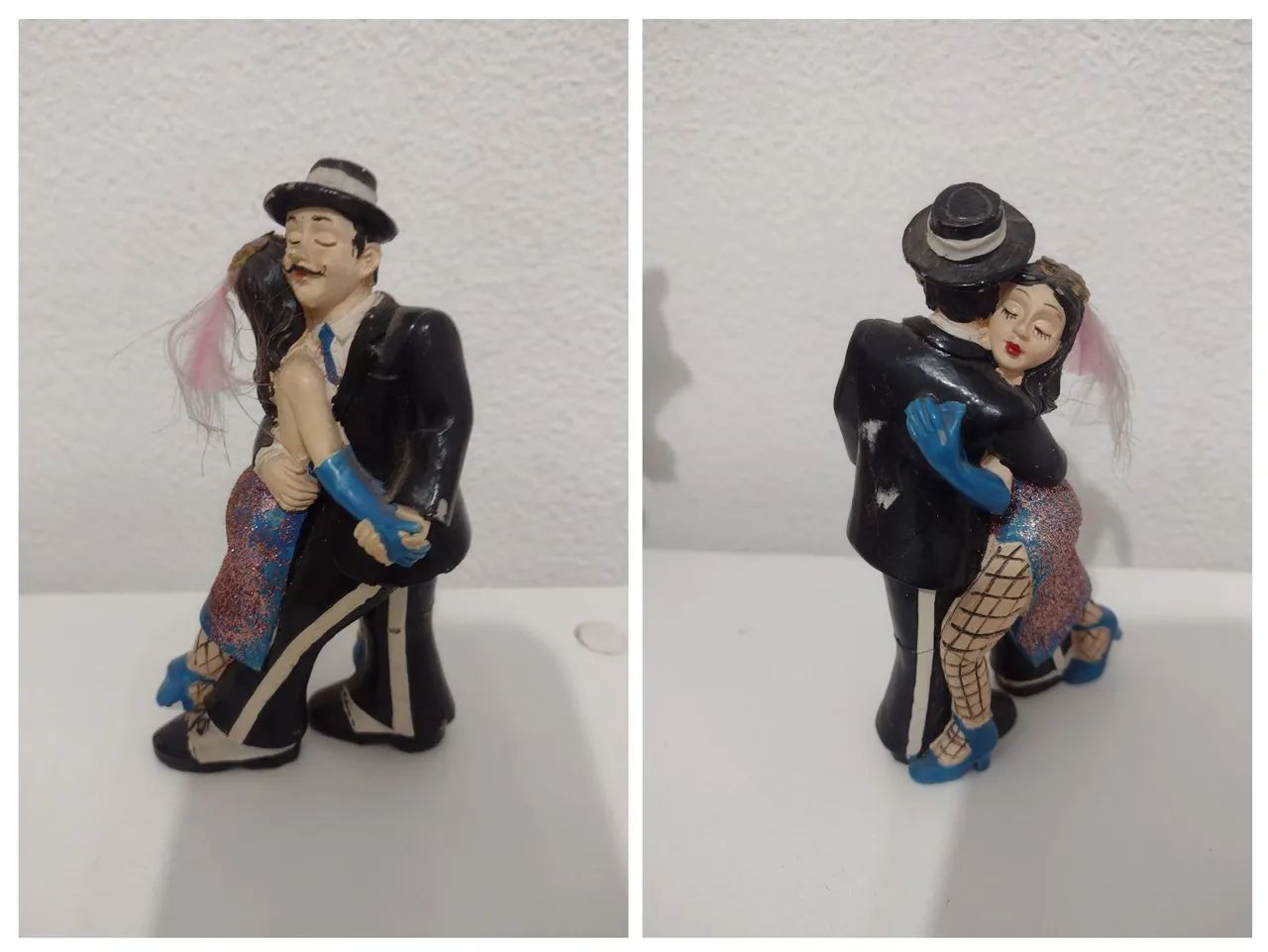 Casal dançarinos 12 cm de resina - Foto 2