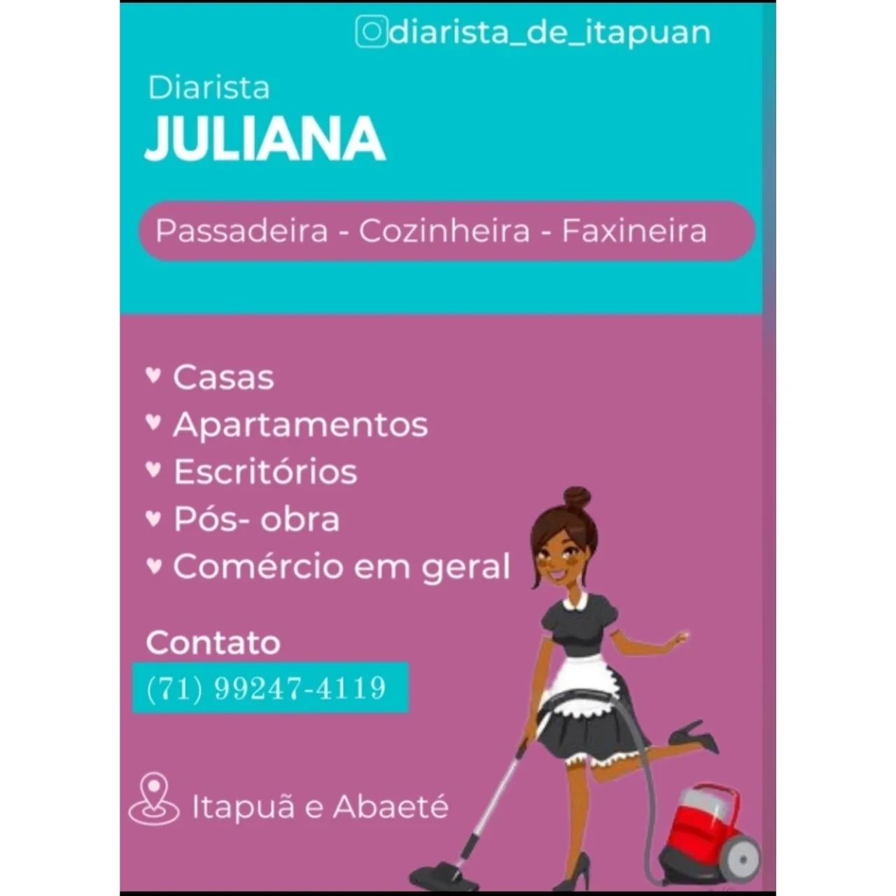 Diarista de Itapuã 