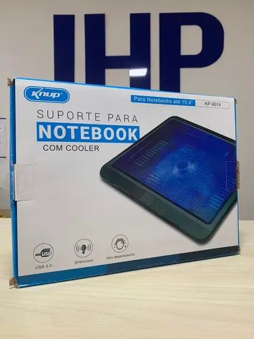 Base com Cooler para Notebook KP-9014 - Loja Física - Parcelamos sem Juros