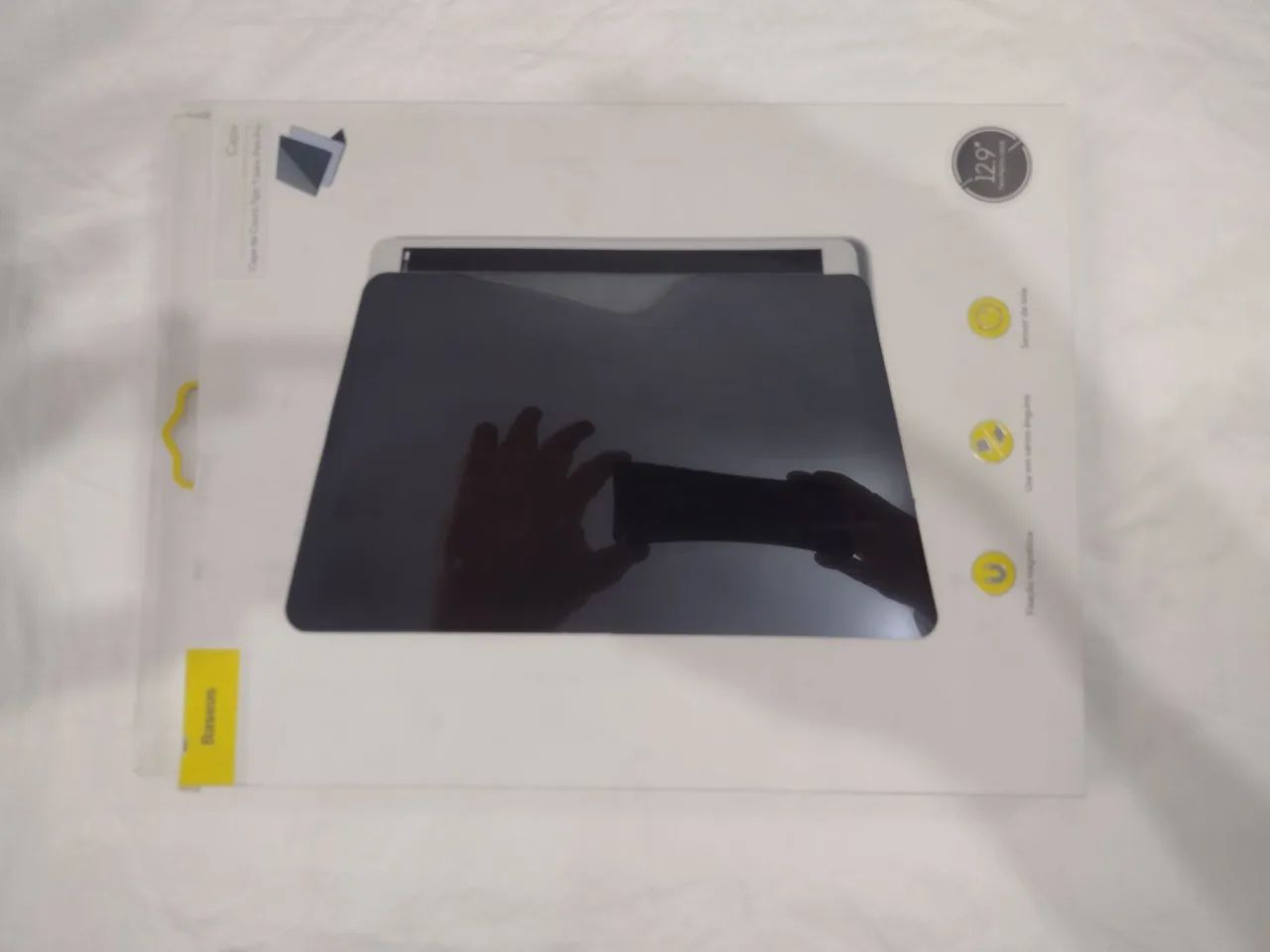 Capa de couro tipo Y para IPad Pró 