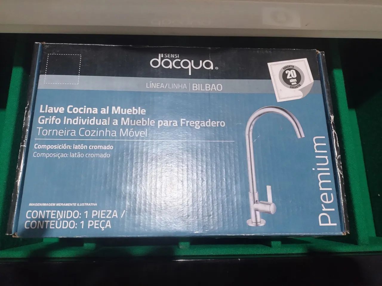 Torneira para Cozinha com Bica Alta Cromada - Nova - Foto 2