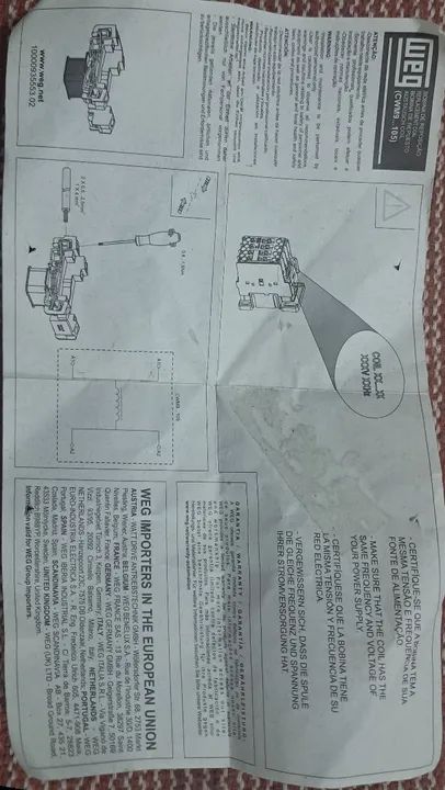 Bobina para Contator WEG BCA4-40-V15 CWM32-40 - Foto 5