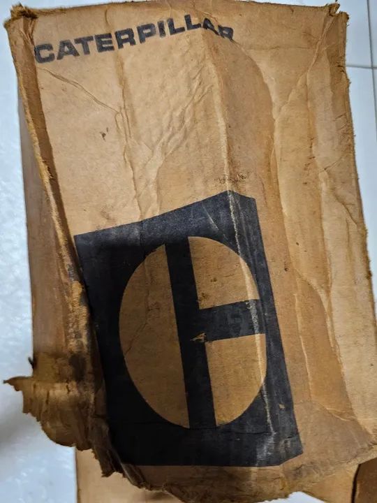 Trator esteira mini escavadeira caterpillar acoplamento escapamento novo original 2W6965 - Foto 3