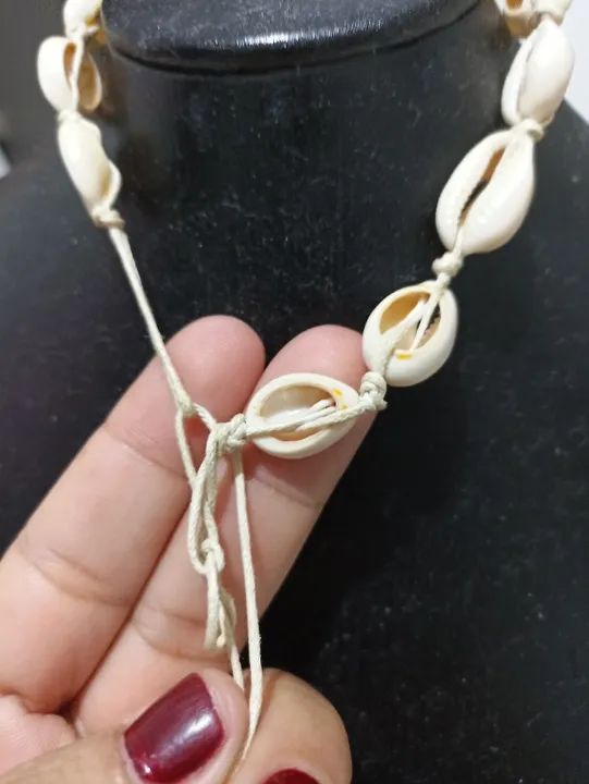 Colar de conchas do mar - Foto 4