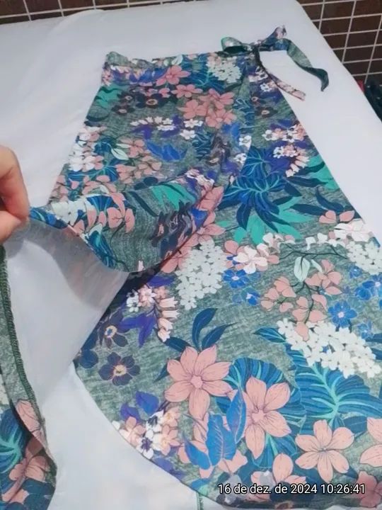 Saia longa floral - Foto 2
