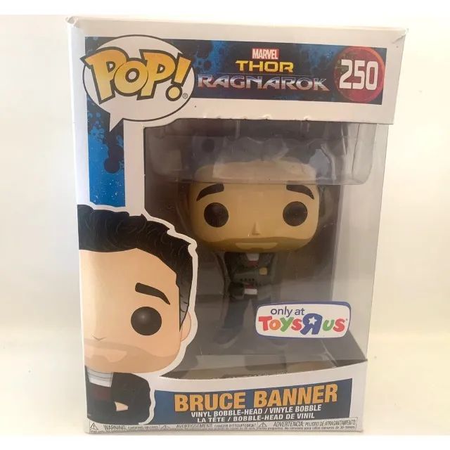 Funko Pop Marvel Thor Ragnarok Bruce Banner Exclusivo #250 ORIGINAL