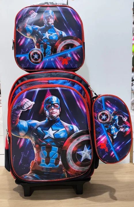 Kit mochila com rodinhas - Foto 2