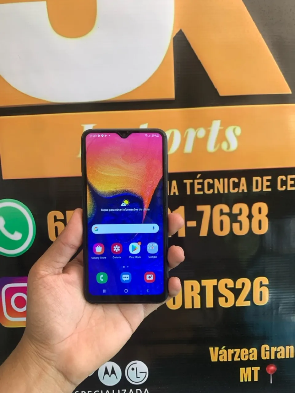 Samsung a10 tudo ok