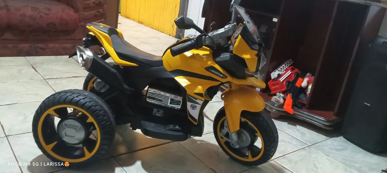 Moto Elétrica Infantil Bandeirante - Foto 4