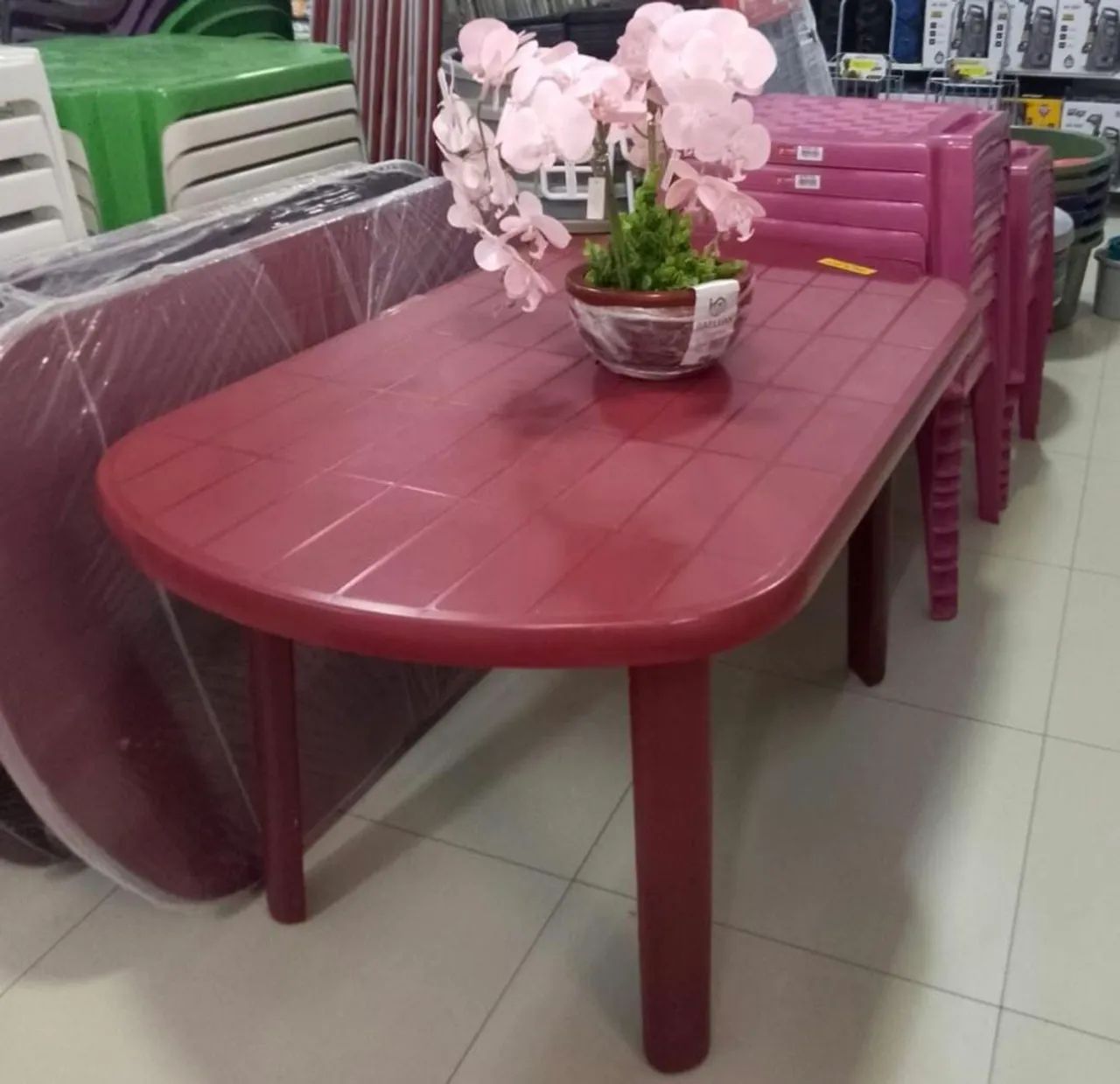 Jogo de mesa retangular  - Foto 4