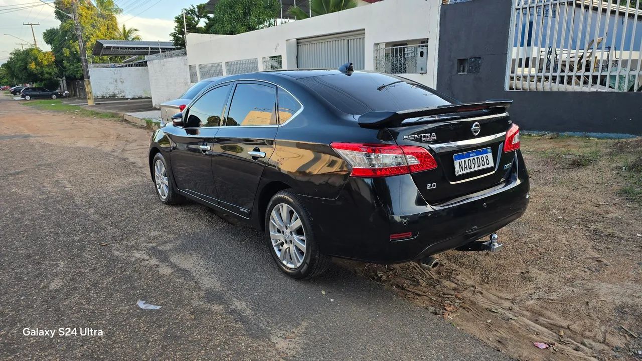 Oportunidade Sentra Sl Black Teto Solar.