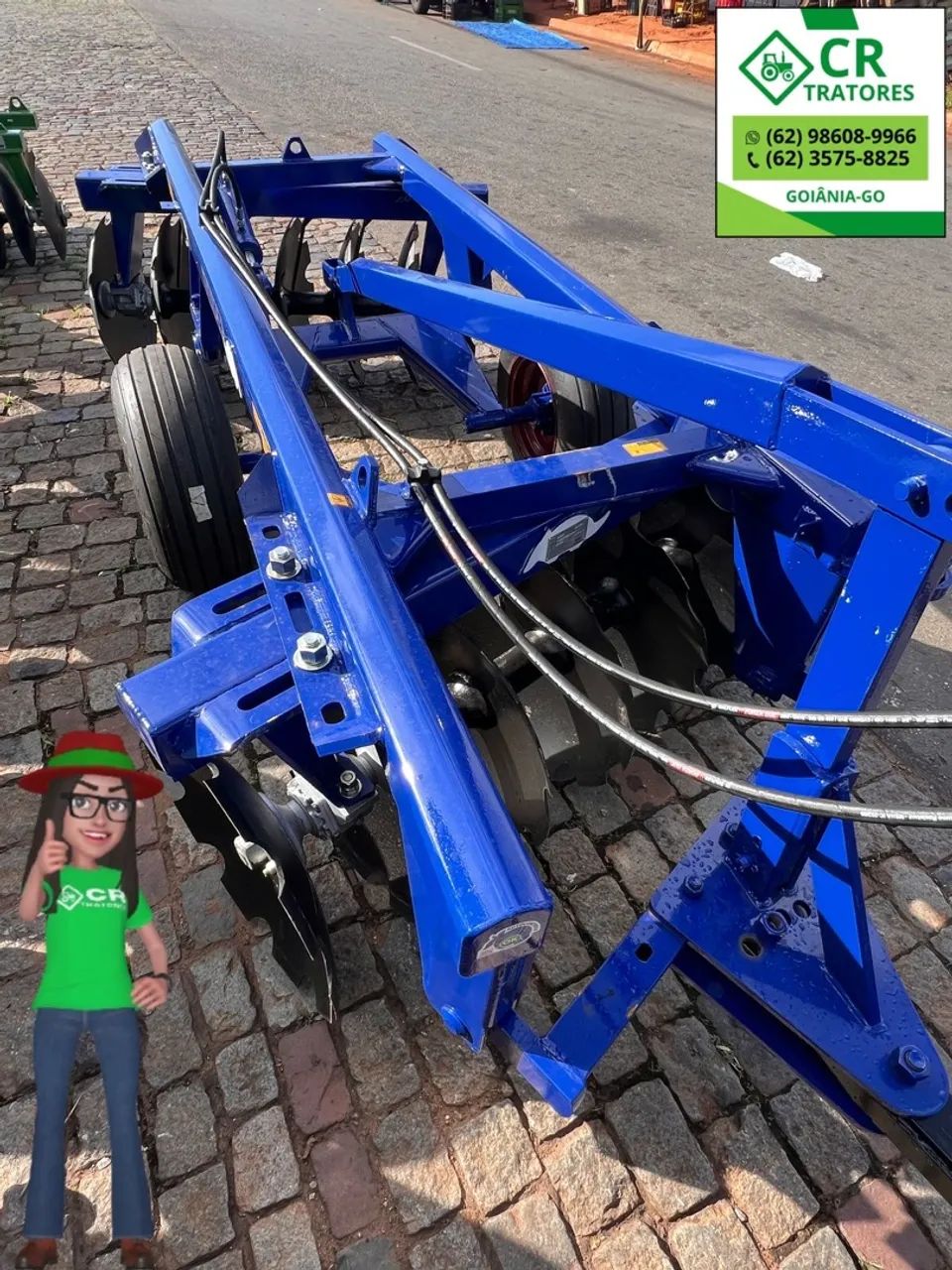 Grade Aradora GAICR 14x28 TATU - CR TRATORES - Foto 5