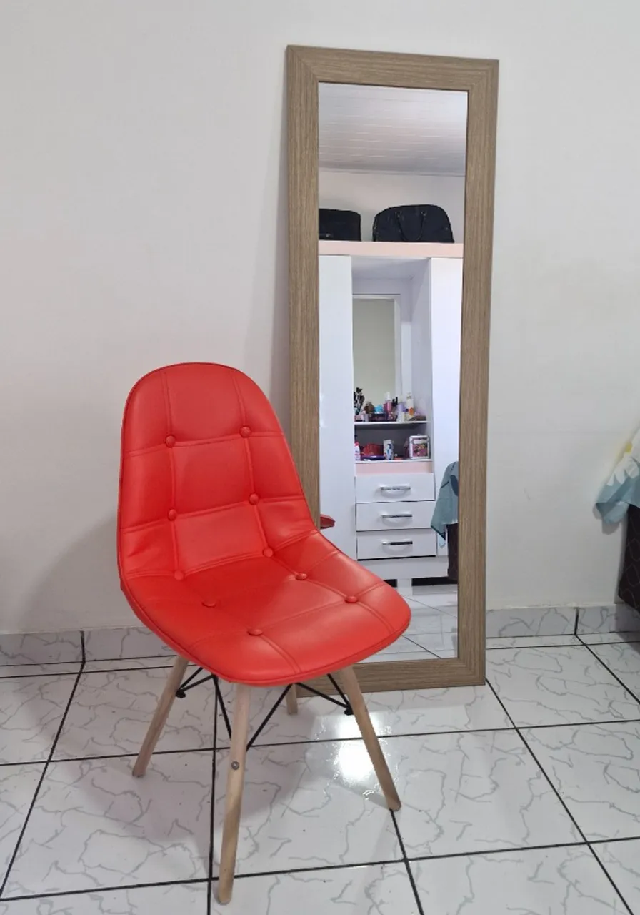 cadeira poltrona+espelho grande