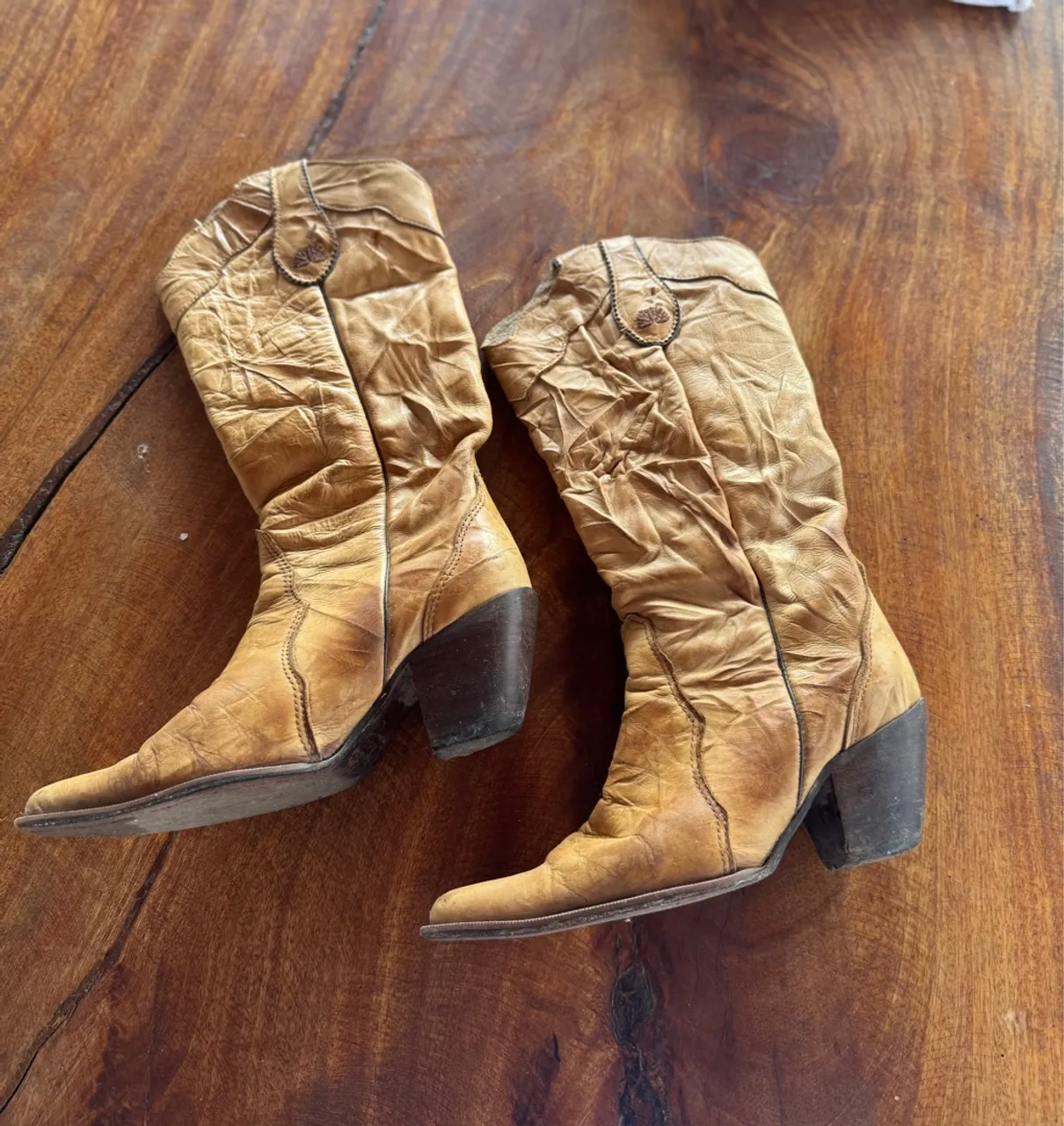 Botas Western em Couro TAM 35