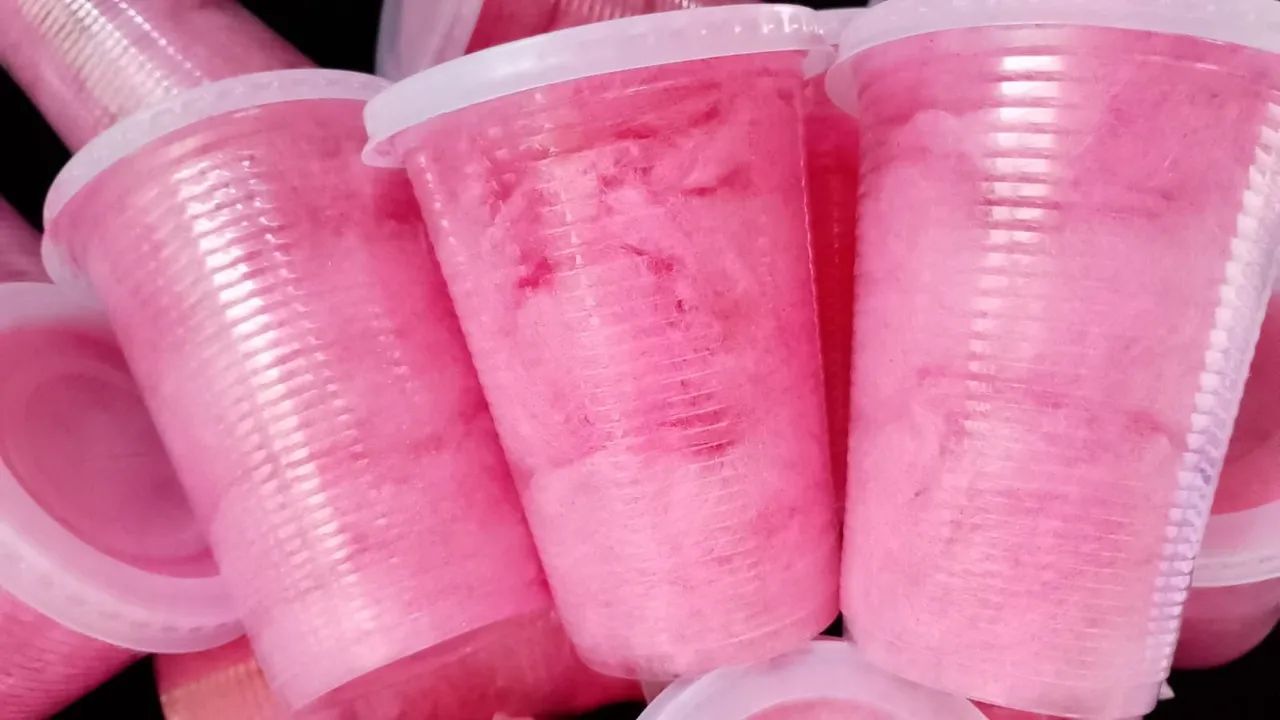 Algodão doce no Copo Coloridos  - Foto 2