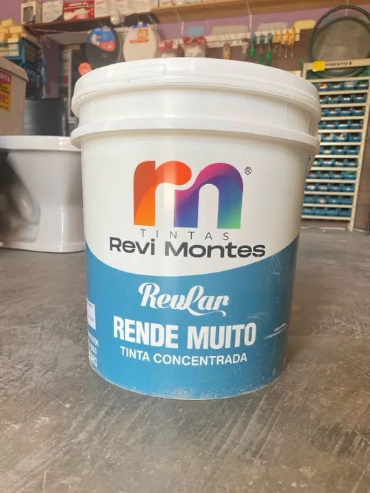 Tinta Acrílica Rende Muito 18 Litros RevMontes. - Foto 4