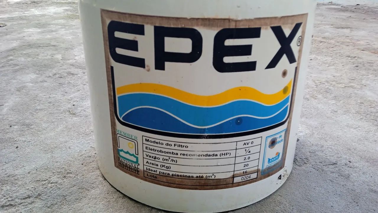 Filtro de piscina só não presta a parte de cima o restante tá em perfeito estado. - Foto 2