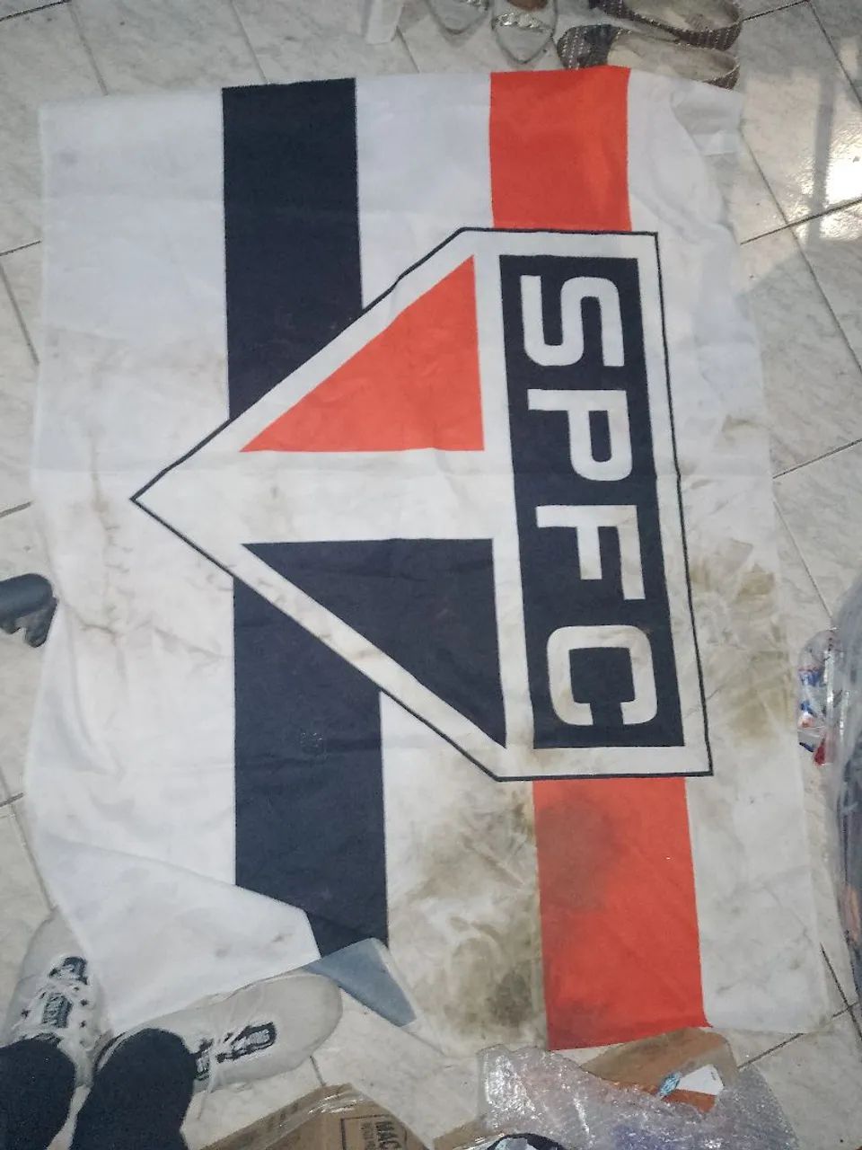Bandeira SPFC ACEITA TROCA 