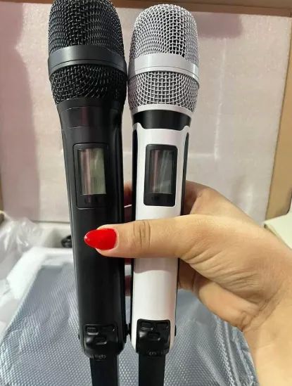 Microfone Duplo Sanheiser SKM 9100 Alta qualidade 2 bastões sem Fio 100 metros - Foto 2