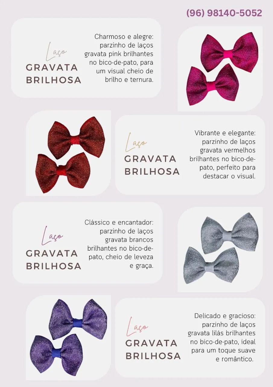 Laços bico de pato EDIÇÃO LIMITADA - Foto 5