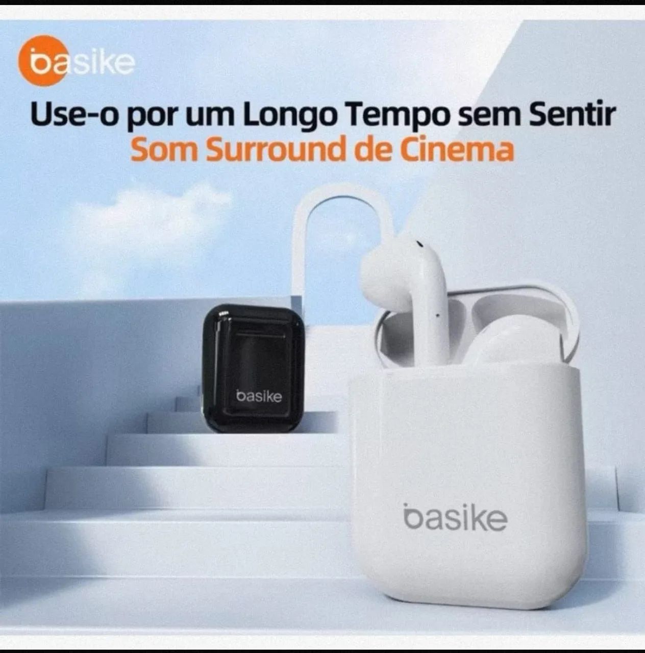 Fone de ouvido sem fio basike - Foto 3