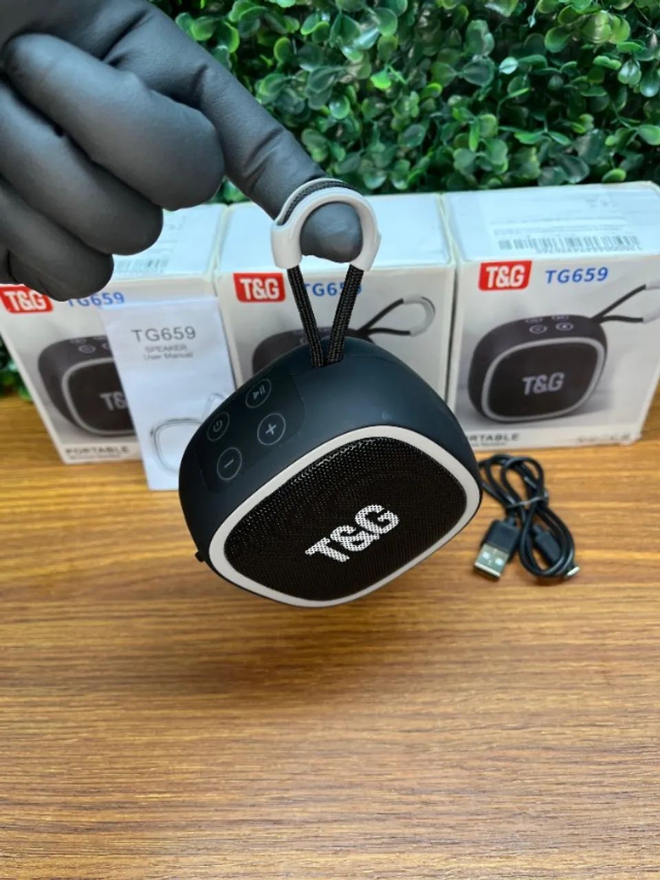Caixa de Som Bluetooth T&G 659 - Com Rádio FM, Pendrive e Tecnologia TWS, Entrega Grátis - Foto 3