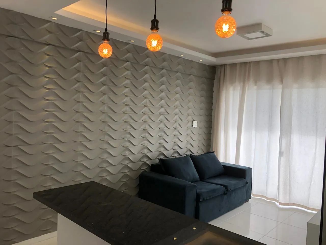 Apartamento próximo a Unime todo mobiliado e decorado  - Foto 4