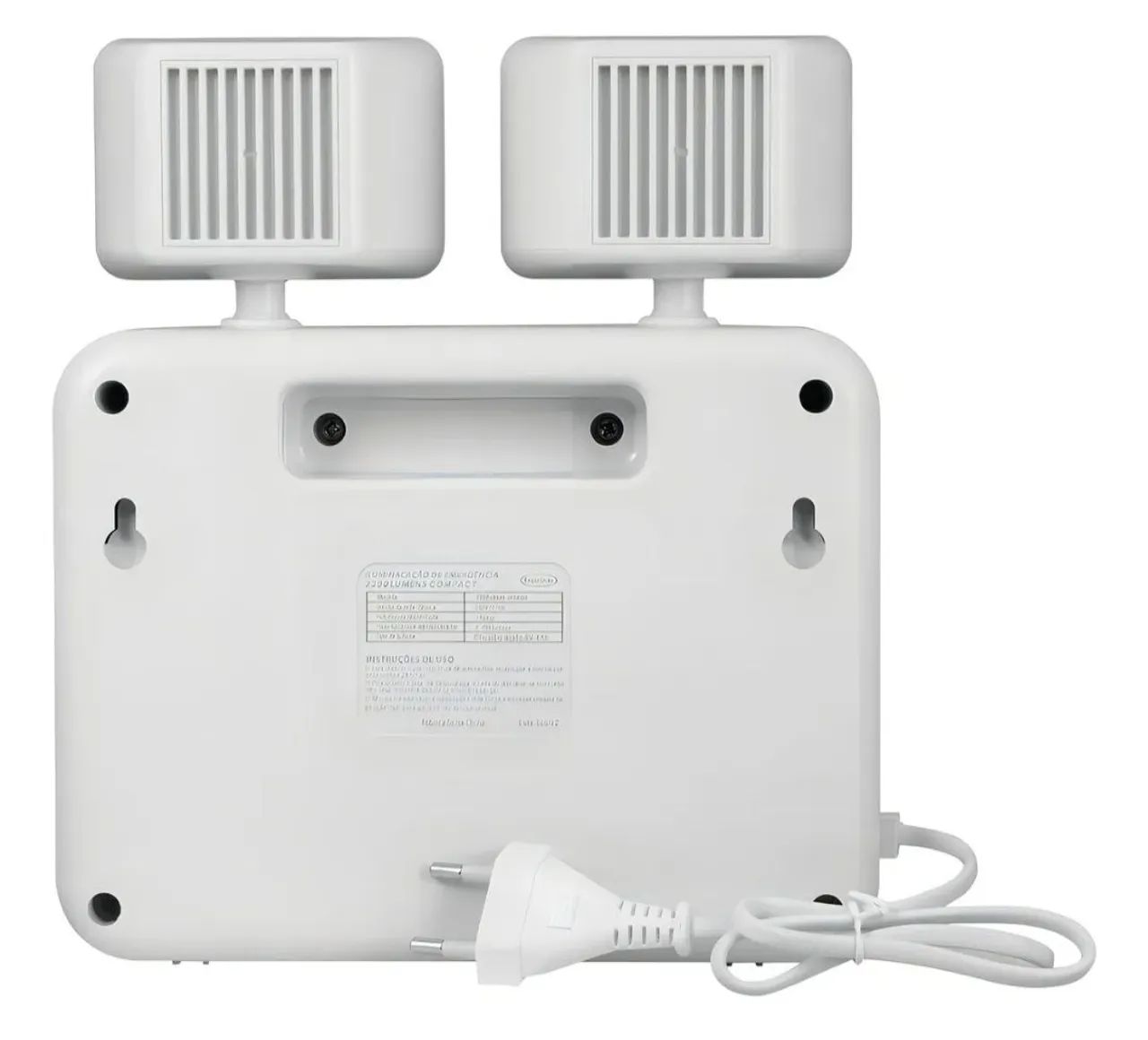 Luminária de Emergência LED 2200 Lumens 2 Faróis Segurimax - Foto 4