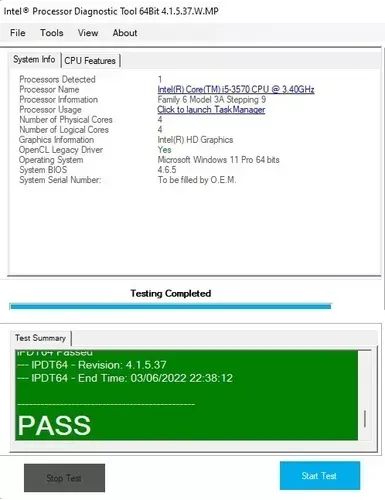 Processador Core I5 3570 3.4ghz