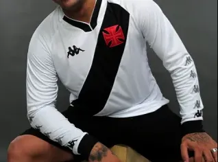 CAMISA VASCO DA GAMA KOMBAT AWAY MANGA LONGA PLAYER 22