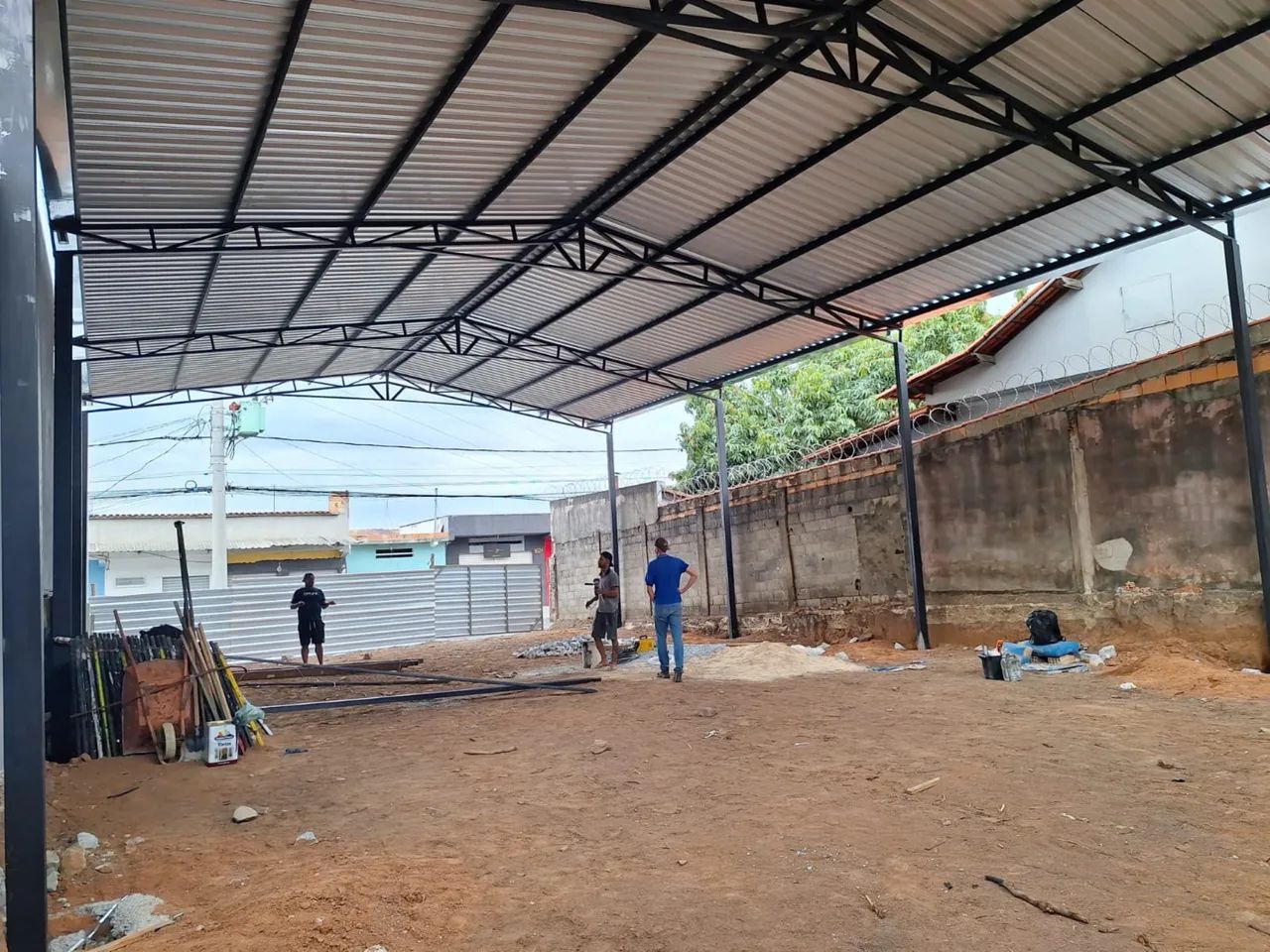 Galpão Estrutura Metálica Mão de Obra e Material 