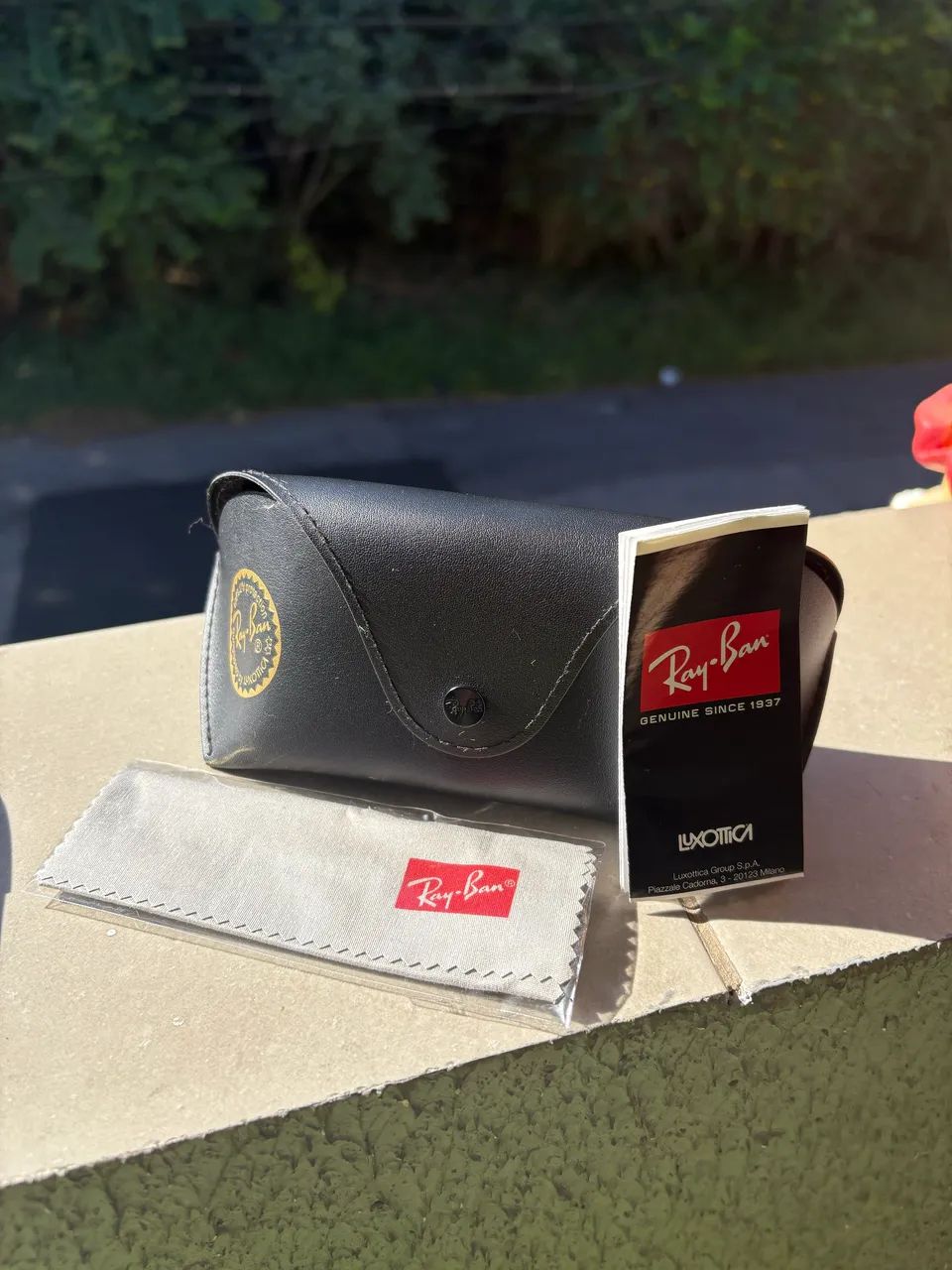 Óculos Ray Ban aviador prata espelhado  - Foto 2