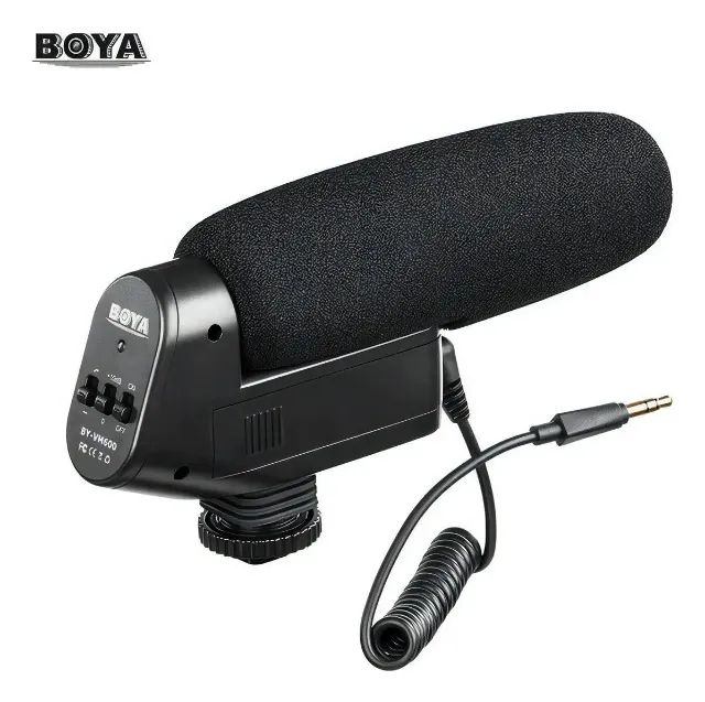 Microfone Shotgun Boya BY-VM600 Direcional P/DSLR  - Foto 5