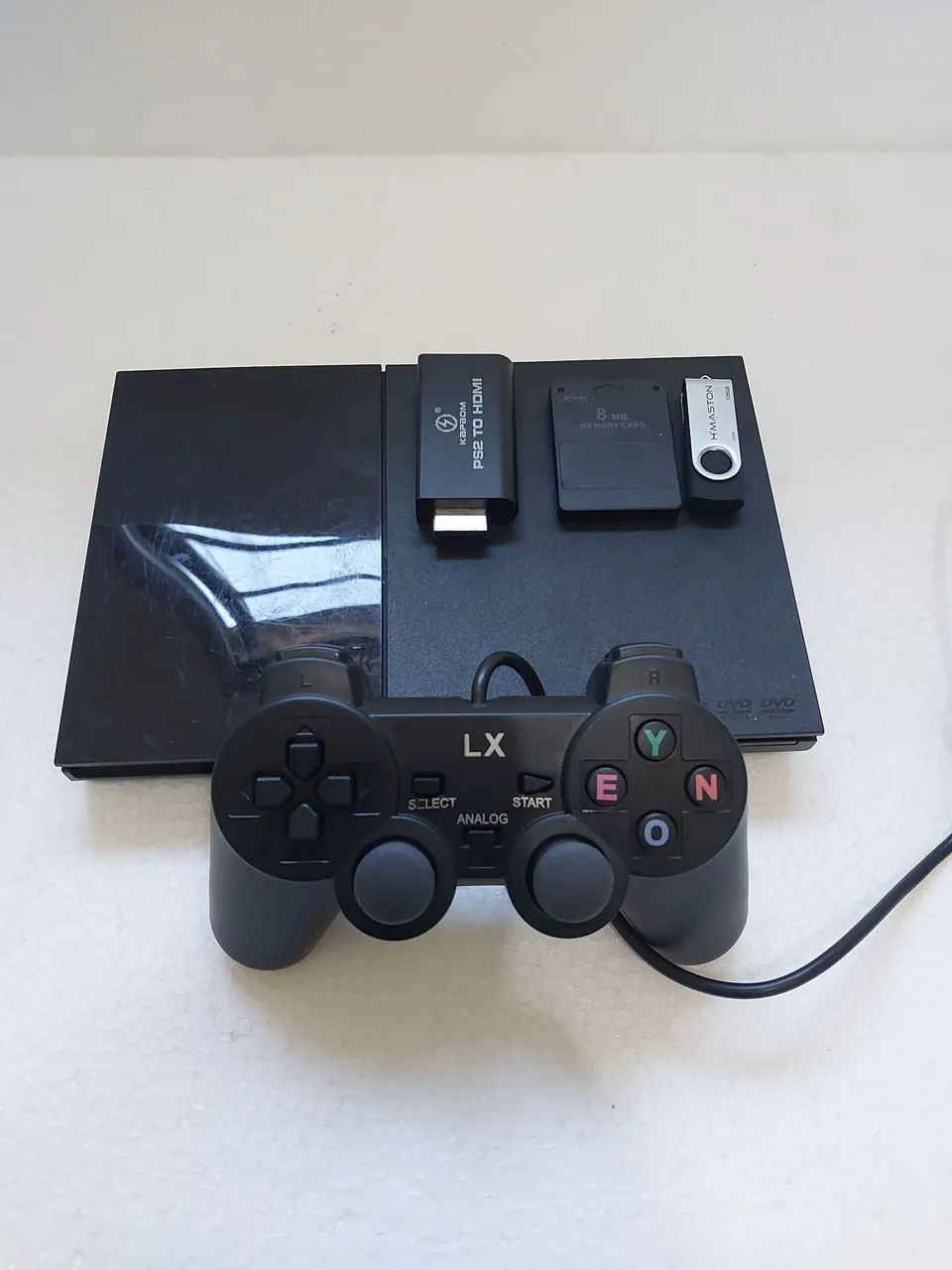 Playstation 2, pen drive de 128gb 57 jogos  - Foto 2