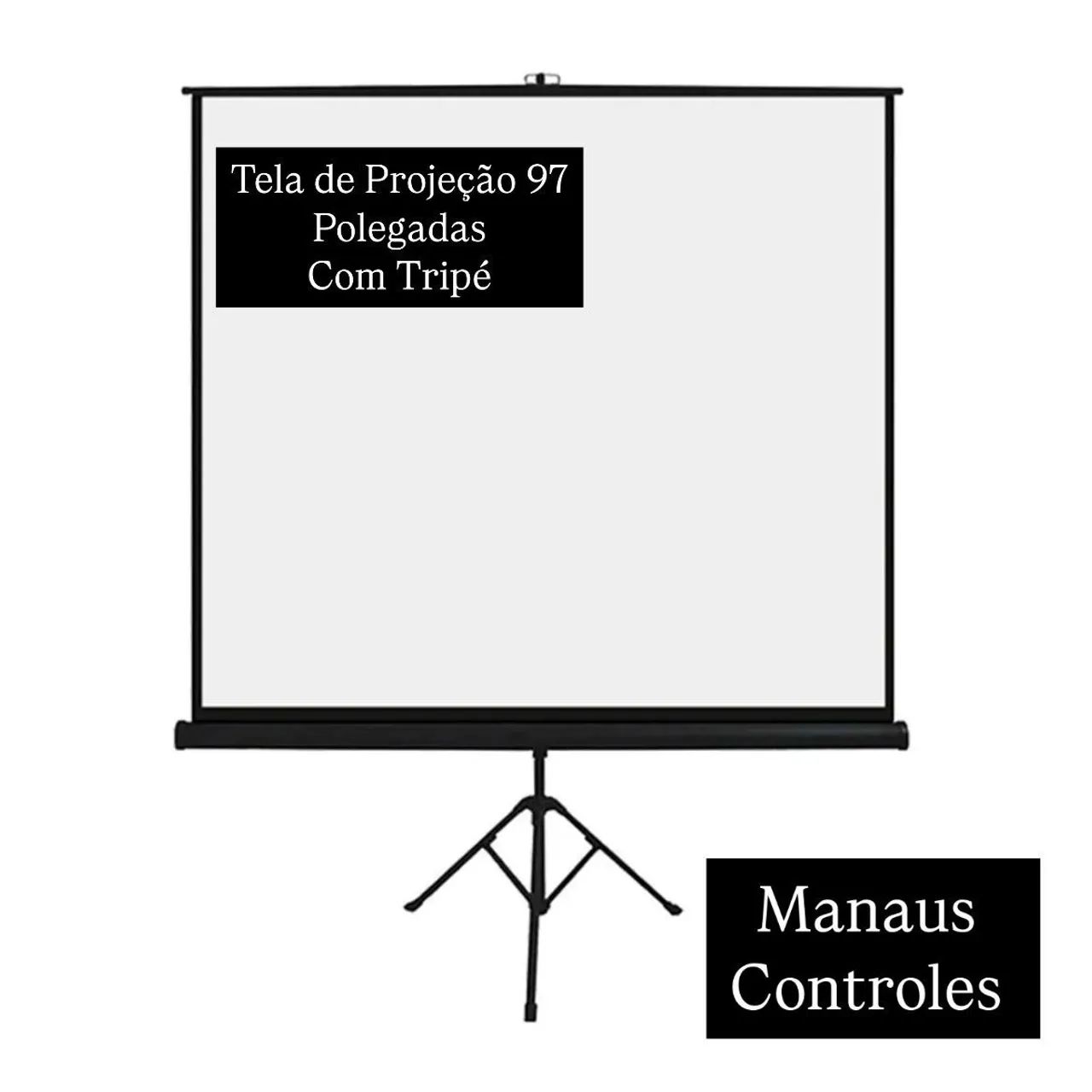 Tela de Projeção 97 Polegadas com Tripé