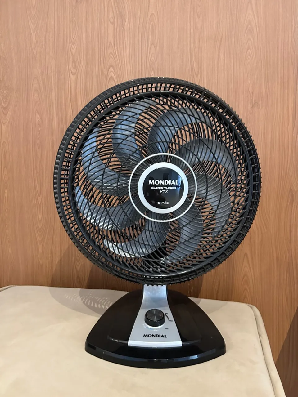 Ventilador Mondial super turbo vtx 8 pás