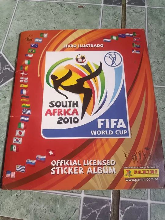 Álbum  Copa do Mundo 2010 completo