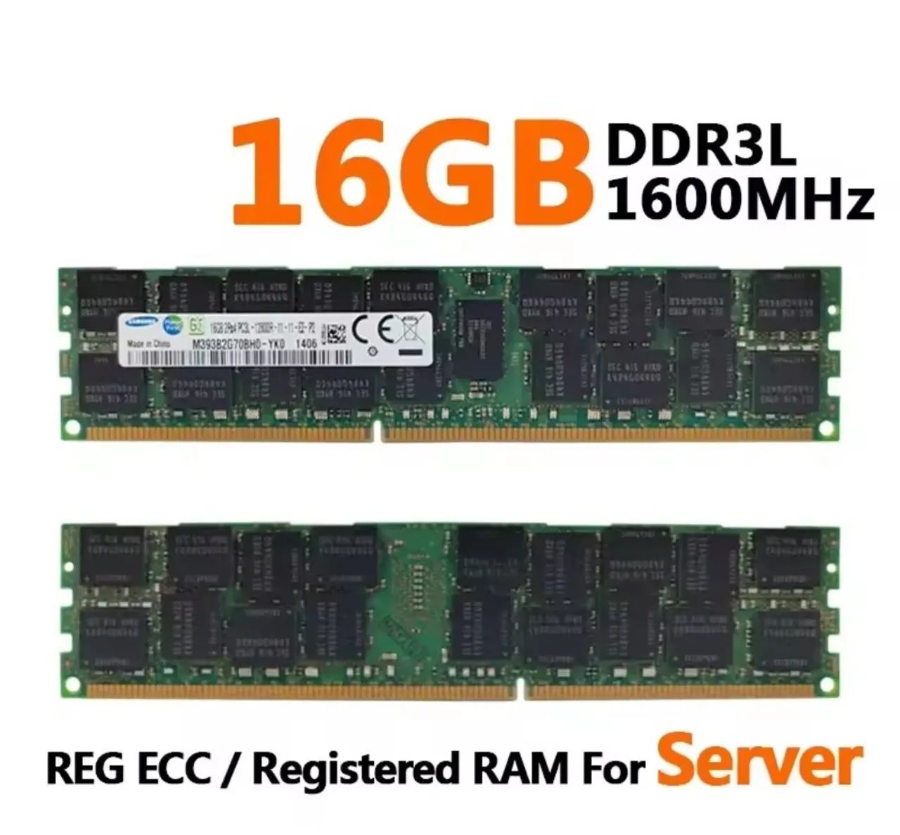 1 Memória RAM REG ECC 16GB 64308000192642120