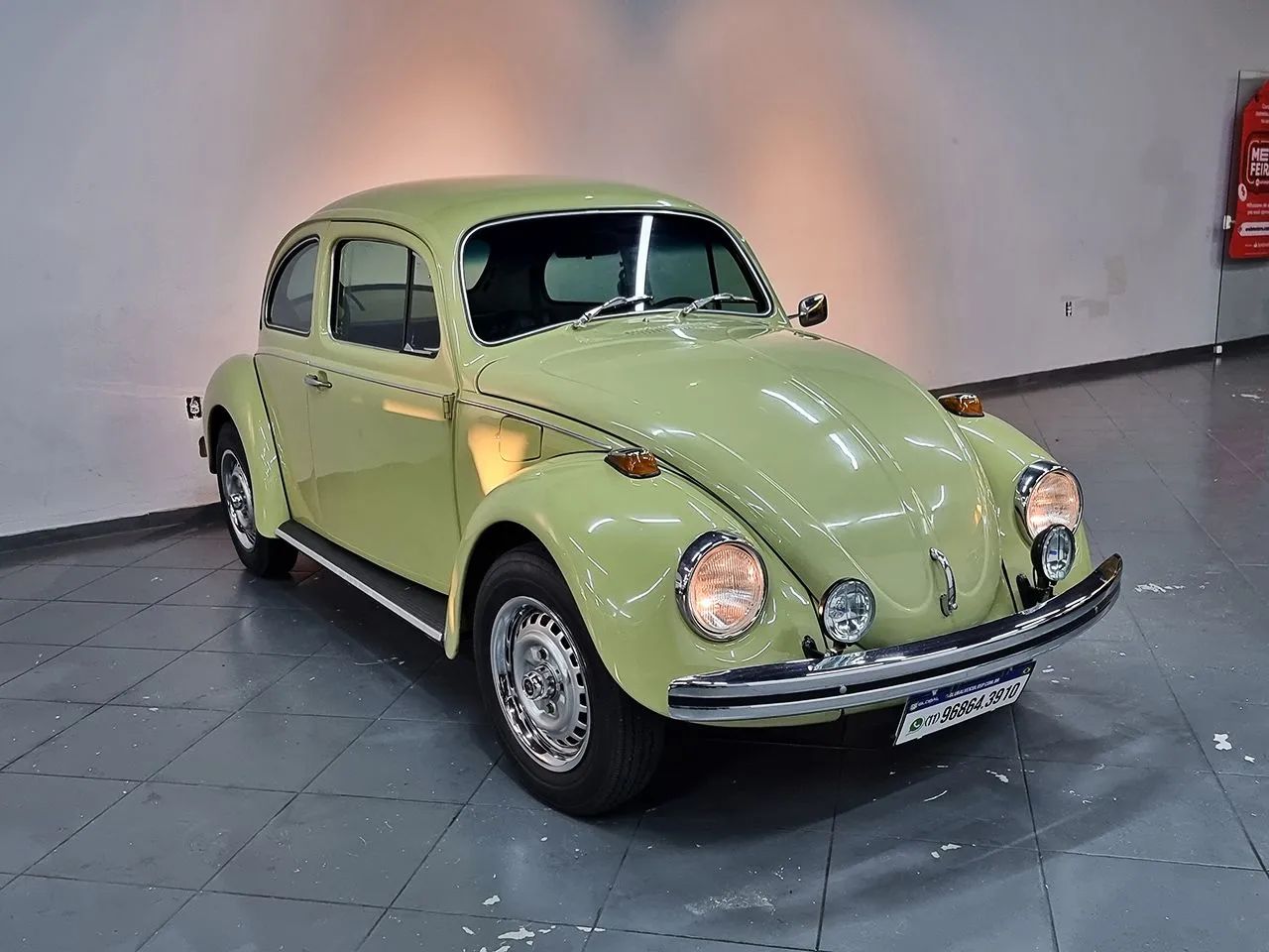 VOLKSWAGEN FUSCA Fusca 1300 PLACA PRETA, RARIDADE