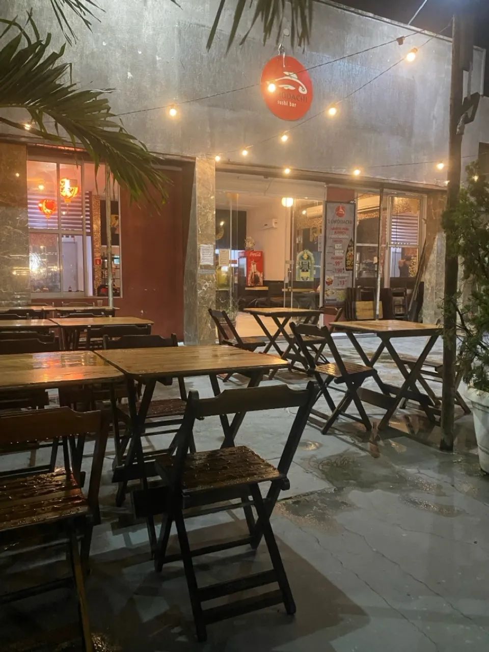 Restaurante em funcionamento 