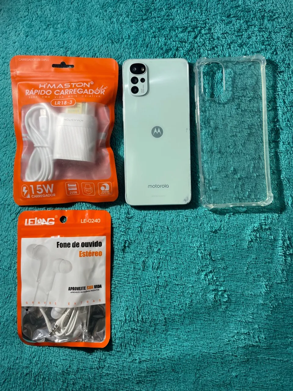 Moto G22 Verde 128GB - Usado em Excelente Estado + Acessórios