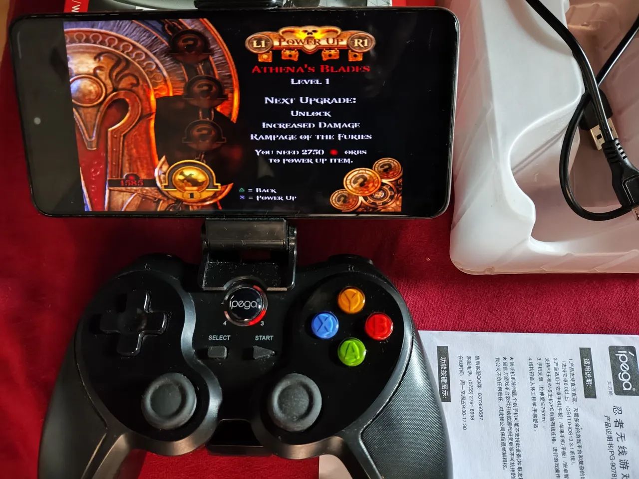 Controle Ipega para Celular - aceito trocas - Foto 2