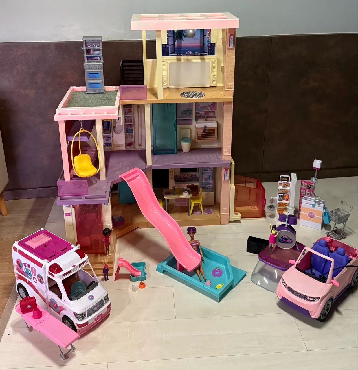 Barbie Playset Carro De Ambulancia De Barbie Barbie Hospital Móvil