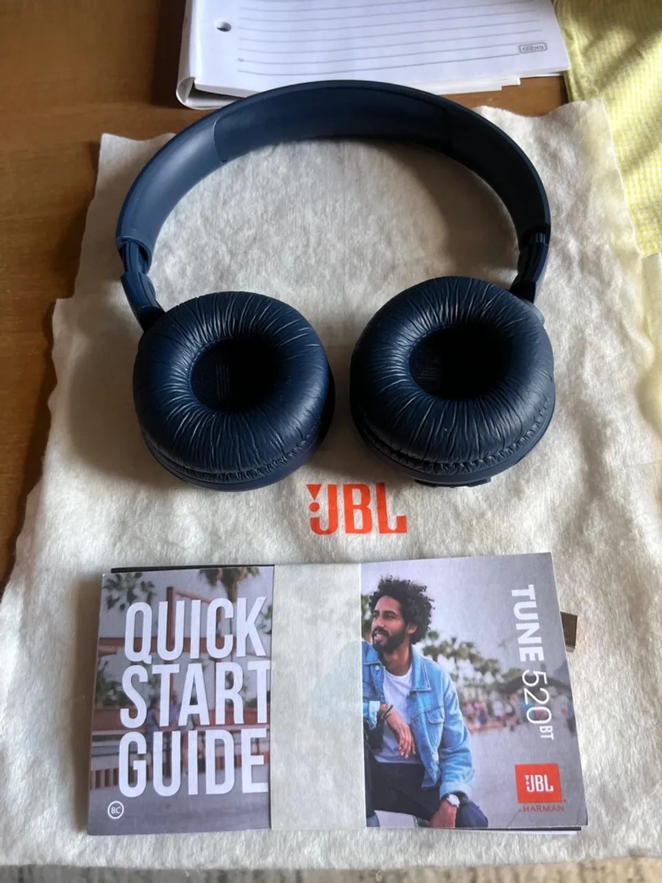 JBL, Fone de Ouvido Sem Fio, Tune 520BT, Bluetooth - Azu - Foto 3