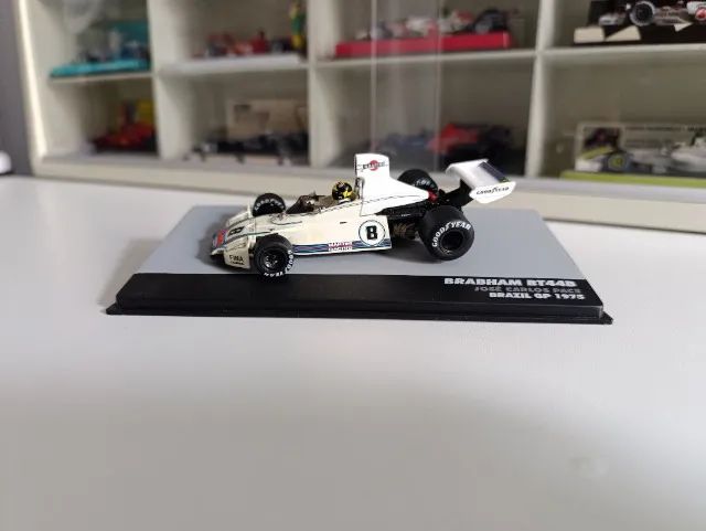 Miniatura Lendas Brasileiras Brabham Bt44b Jose Carlos Pace