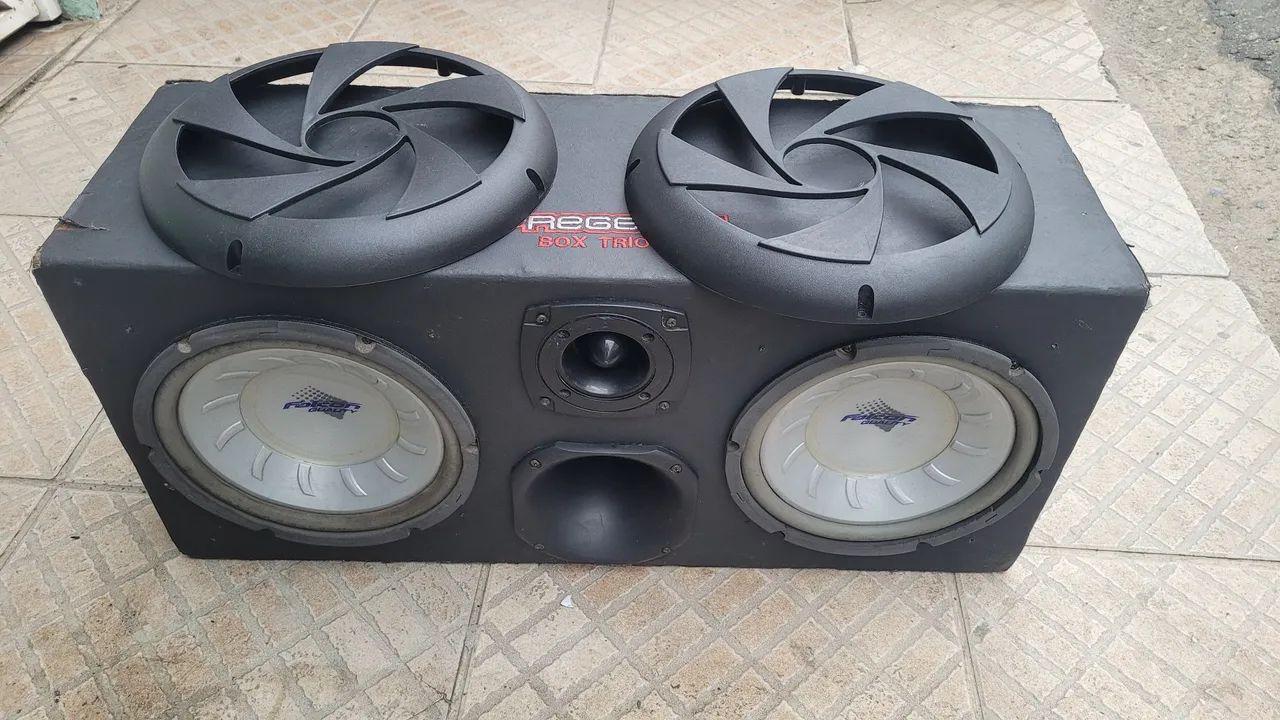 Caixa de som automotivo trio  - Foto 2