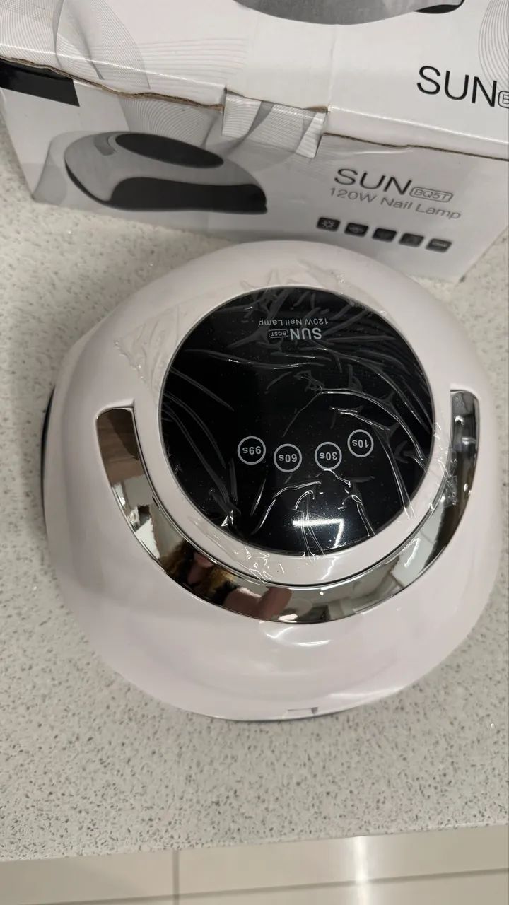 Cabine de Lâmpada UV/LED SUN BQ5T - 120W para Unhas de Gel - Foto 5