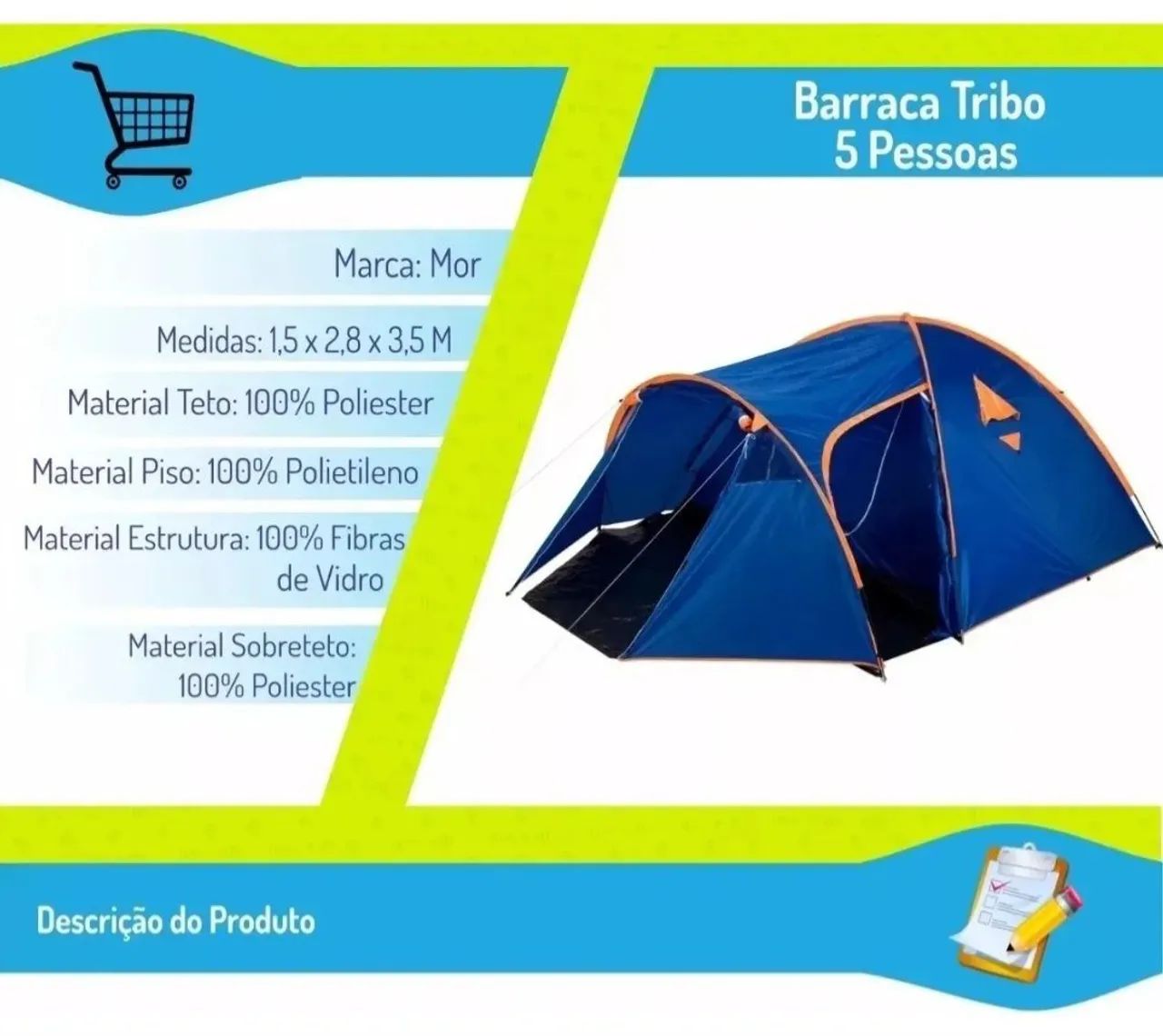 Barraca MOR - para 5 pessoas - Foto 2