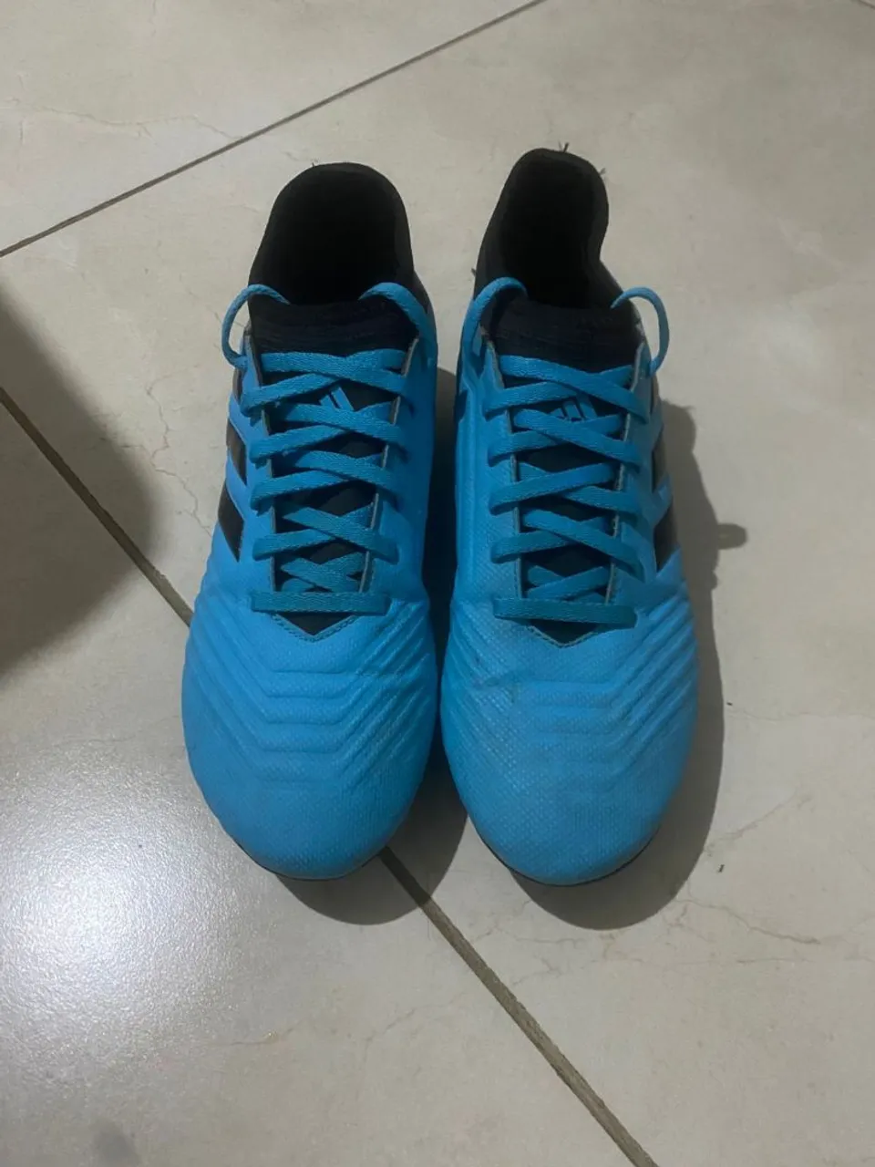 Chuteiras Adidas Campo - Azul - Tamanho 37