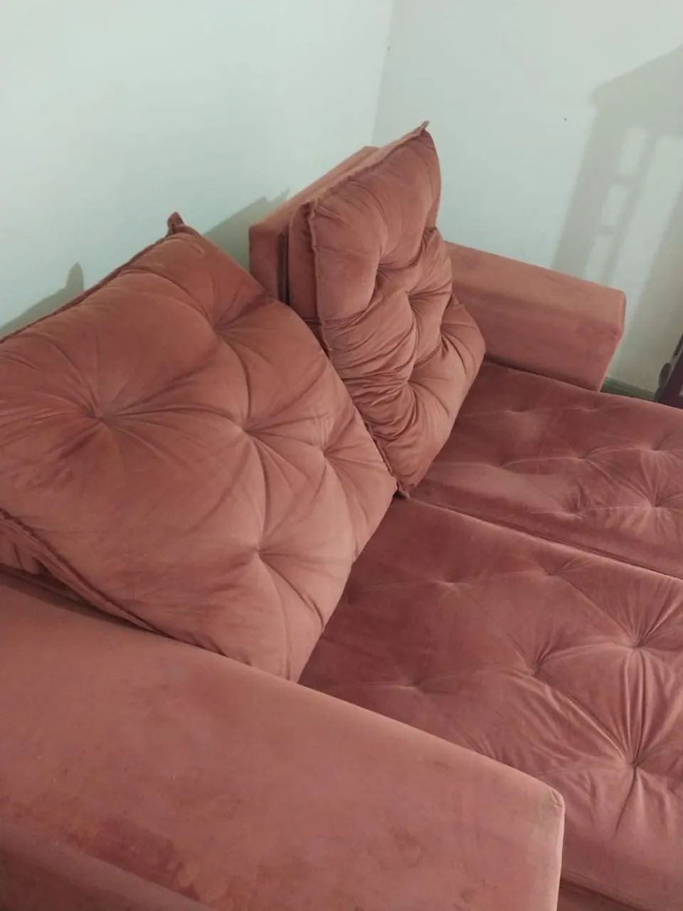 Vendo Sofá Veludo  - Foto 3